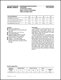 V53C8256HP35 Datasheet