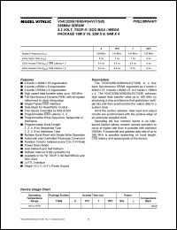 V54C3256164VBLC7PC Datasheet