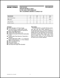 V54C333322V Datasheet