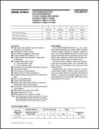 V58C2256164SXT75 Datasheet