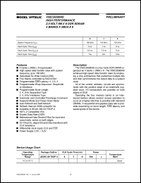 V58C265164S Datasheet