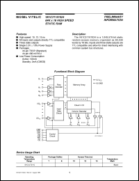 V61C31161024-12T Datasheet