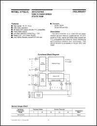 V61C3181024-15T Datasheet