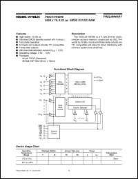 V62C21164096LL-85BI Datasheet