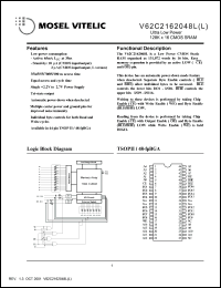V62C2162048LL-45B Datasheet