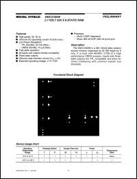 V62C318256LL-85FI Datasheet