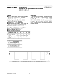 V826632G24SXTG-B0 Datasheet