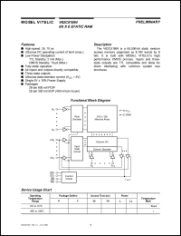 V62C51864LL-70PI Datasheet