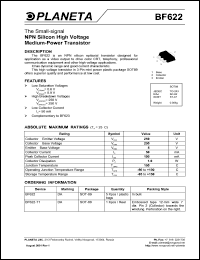 BF622 Datasheet