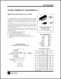SL74HC4053D Datasheet