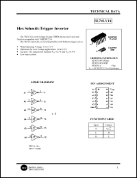 SL74LVU04D Datasheet
