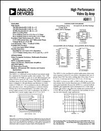 AD811JR-REEL7 Datasheet