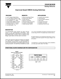 DG202BAK/883 Datasheet