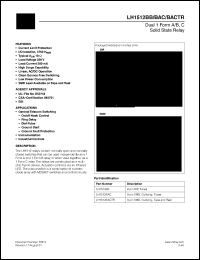 LH1512BACTR Datasheet