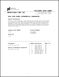 LM711AMH/883 Datasheet