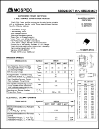 SBD2030CT Datasheet