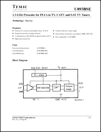 U893BSE Datasheet