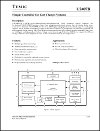 U2407B Datasheet