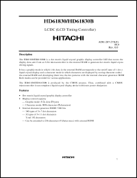 HD61830B00H Datasheet
