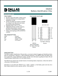 DS2434 Datasheet