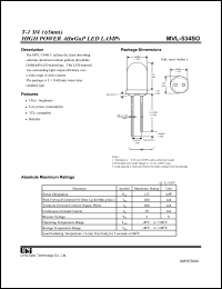 MVL-534UYL Datasheet