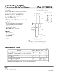 MVL-663TUOLK-S Datasheet