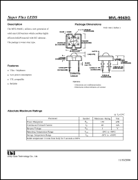 MVL-904HUYL Datasheet