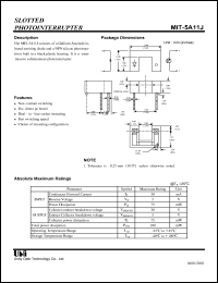 MIT-5A116-U Datasheet