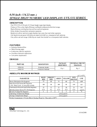 UVS-516HR Datasheet