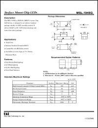 MSL-194UYL Datasheet