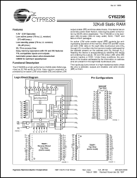 CY62256L-70ZRC Datasheet