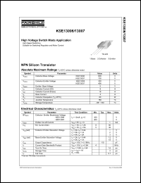 KSE13007 Datasheet