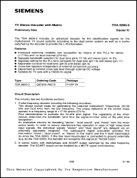 TDA6600-2 Datasheet