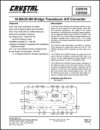 CS5513-AS Datasheet