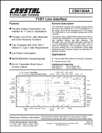 CS61304A-IL1 Datasheet
