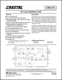 CS61318-IL Datasheet