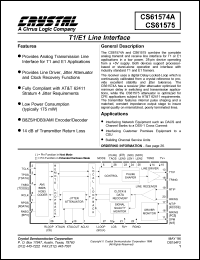 CS61575-IP1 Datasheet