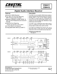 CS8412-CS Datasheet