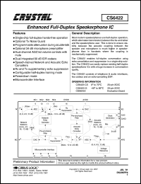 CS6420-CS Datasheet