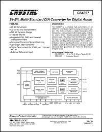 CS4397 Datasheet