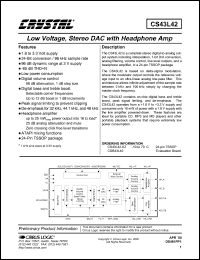 CS43L41-KZ Datasheet