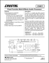 CS4811GTR-01 Datasheet