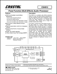 CS4812 Datasheet