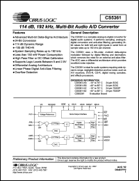 CS5361-BS Datasheet