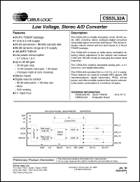CS53L32A-KZ Datasheet