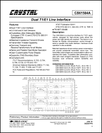 CS61581-IL Datasheet