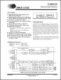 CDB8952T-IQ Datasheet