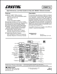 CS89712-CB Datasheet