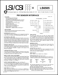 LS6505 Datasheet