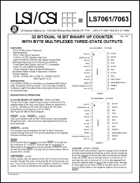 LS7061 Datasheet